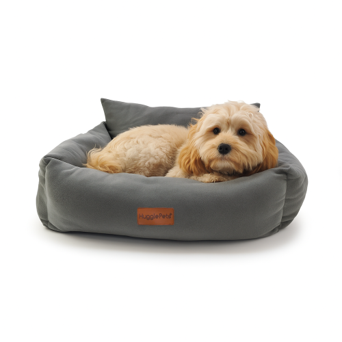 HugglePets (Medium) HugglePets Luxury Pet Sofa - Grey 1