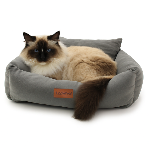 HugglePets (Medium) HugglePets Luxury Pet Sofa - Grey 2