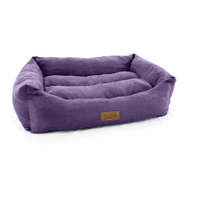 (Large) HugglePets Luxury Pet Lounger - Purple