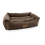 HugglePets (Small) HugglePets Luxury Pet Lounger - Chocolate 1