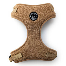 (Large, Caramel) HugglePets Skye & Murphy Teddy Dog Harness