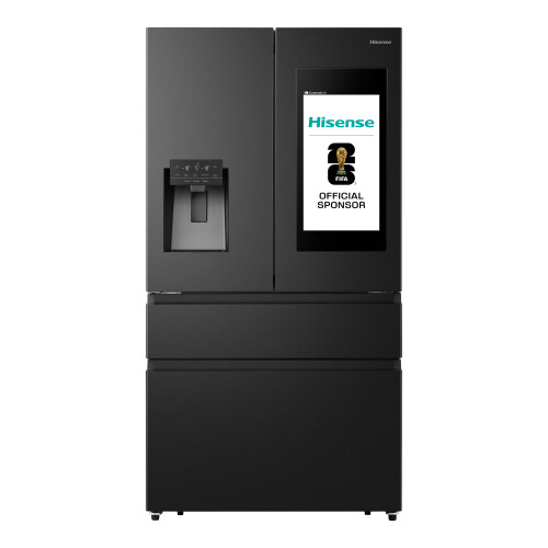 Hisense Hisense PureFlat Eclipse American Fridge Freezer - Black - E Rated