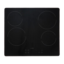 CDA 4 Zone 58cm Ceramic Hob - Black
