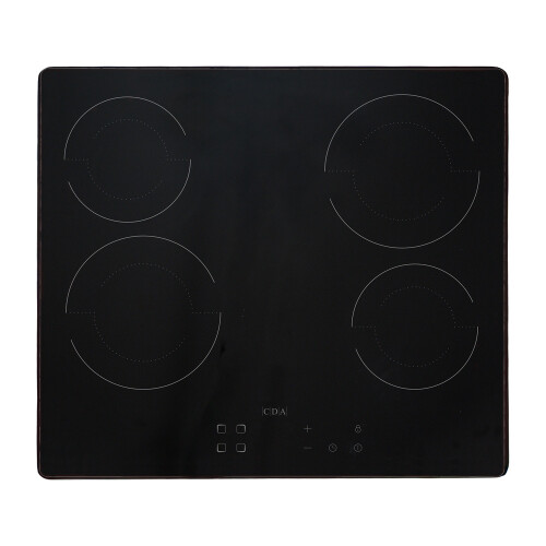CDA CDA 4 Zone 58cm Ceramic Hob - Black