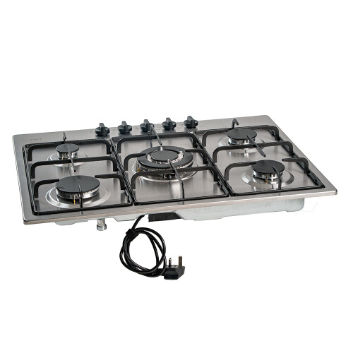 CDA CDA 5 Zone SCG070SS 68cm Gas Hob - Stainless Steel