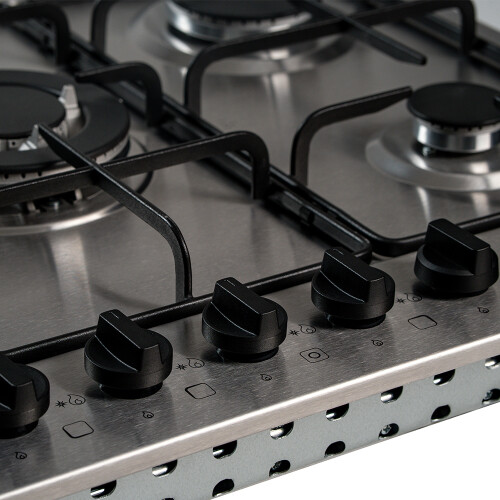 CDA CDA 5 Zone SCG070SS 68cm Gas Hob - Stainless Steel 2