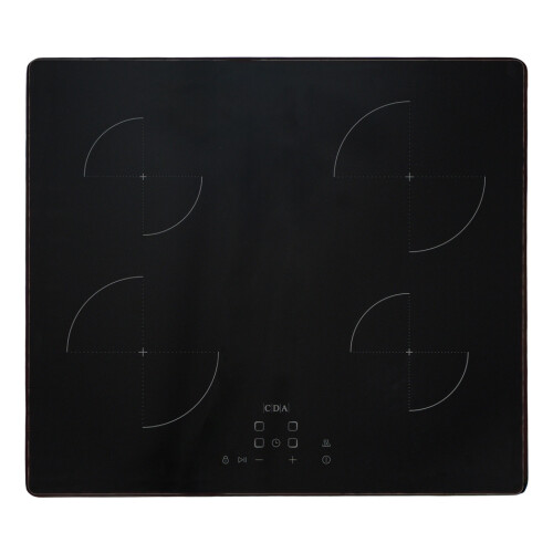 CDA CDA 4 Zone SCN060FR 59cm Induction Hob - Black