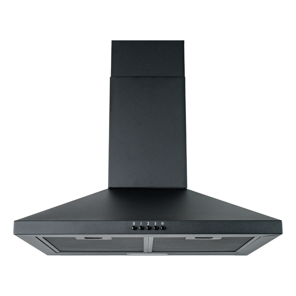 Cda Scch60bl 60Cm Chimney Cooker Hood - Black