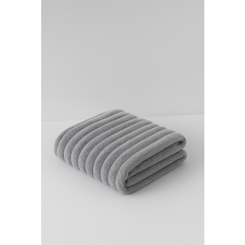 (150x200cm, Silver) Big Cord Blanket for Sofa Chair Bed Throw Throwover