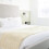 (140x180cm, Cream) Dakota Blanket for Sofa Chair Bed Throw Throwover 5