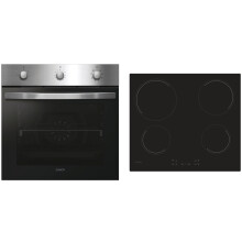 Candy Idea P CI27XCH64CCBS Built In Electric Single Oven and Ceramic Hob Pack - A+ Rated