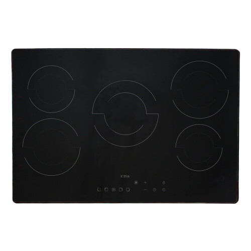 CDA CDA 5 Zone 75cm Ceramic Hob - Black 1