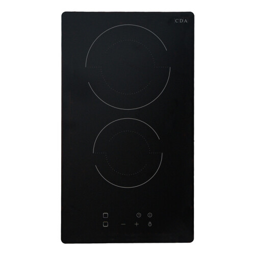 CDA CDA 2 Zone 30cm Ceramic Hob - Black