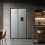 Hisense Hisense PureFlat American American Fridge Freezer - Silver - D Rated 3
