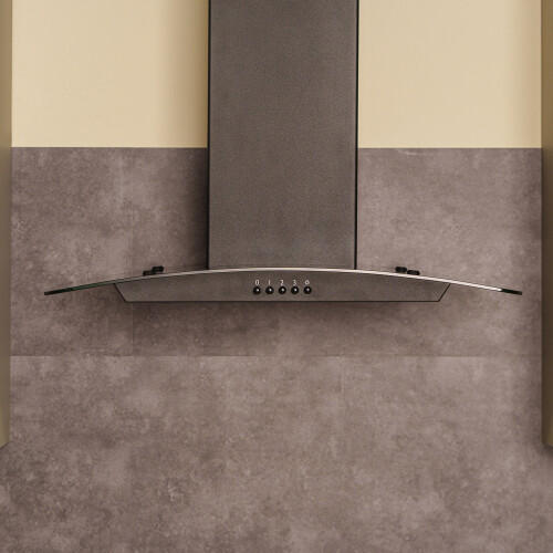 CDA CDA SCCV60BL Ceiling Cooker Hood Black 1