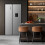 Hisense Hisense PureFlat American American Fridge Freezer - Silver - D Rated 2