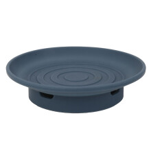 Wine Glass Charcuterie Plate Topper Silicone Cover, Snack and SpillProof Bar Accessory Blue