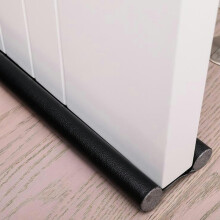 Door Draft Stopper Noise Reduction Weatherproof Under Door Seal Strip Easy Install Black