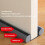 Door Draft Stopper 93cm DoubleSided Seal for Noise Reduction, Energy Saving, Dust and Bug Blocking, 3 Pack 5