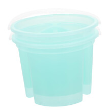 2pcs Paint Brush Washer with FourCompartment Design Plastic Artist Cleaning Bucket for Painting