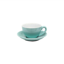 Porcelain Coffee Cup Set Vintage Tea Cup and Saucer 180ml Elegant Latte Espresso Gift