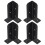 Adjustable Deck Post Base Brackets 4 Pcs for 4x4 Wood Columns Rust Resistant Outdoor Anchor Kit 1
