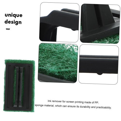3pcs Screen Printing Cleaning Brush Set, Durable NonScratch Scrub Pads for Efficient Ink Removal 2