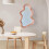 Cloud Shaped Wall Mirror Irregular Decorative Makeup Mirror for Living Room and Home Decor 3