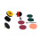 Set da 11 pezzi di spazzole per trapano Power Scrubber 18.2oz Colore 15