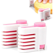 Adjustable Cake Leveler and Slicer 2 Pack with 5 Layer Design for Even Cake Layering