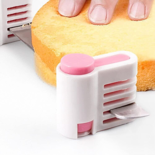Adjustable Cake Leveler and Slicer 2 Pack with 5 Layer Design for Even Cake Layering 1