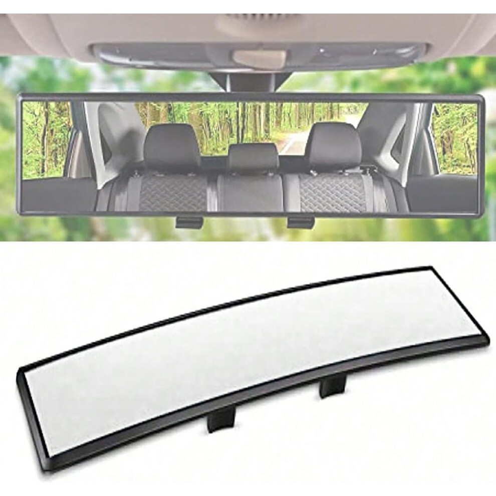 Wide Angle Rearview Mirror Anti Glare Panoramic Clip On For Hyundai Santa Cruz Sel 9455672672856