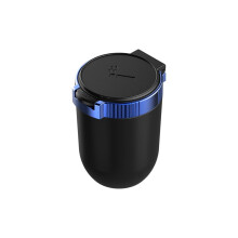 Car Ashtray with Windproof Lid for Honda Civic 20222026, Flame Retardant, Odor Reducing, Blue