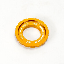 Cycling Centerlock Hub Disc Brake Adapter, Anti Abrasion Non Deformation, Gold for MTB Road Bike