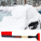 Car Snow Ice Scraper with Ergonomic Foam Grip Double Head Retractable for Windshield Window SUV 2