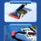 Car Snow Ice Scraper with Ergonomic Foam Grip Double Head Retractable for Windshield Window SUV 4