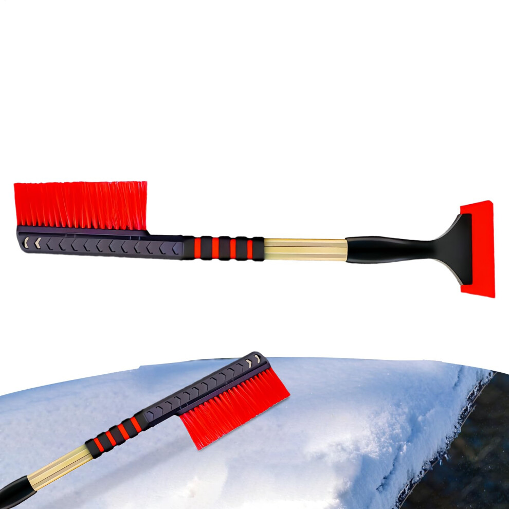 Telescoping Car Snow Brush And Ice Scraper With Dual Head For Suv Truck Sedan Winter Windshield Cleaning 9044945582413