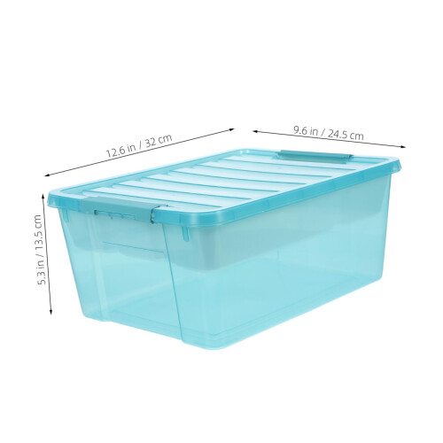 Large Plastic Storage Box Tool Organizer Case with ImpactResistant Construction for Toys and Tools 1