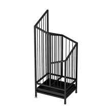 Umbrella Stand Metal Indoor Rack with Hollow Design for Entryway and Hotel Lobby Storage