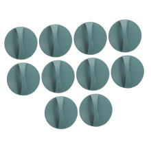 10pcs Round Printmaking Ink Plate with Ergonomic Handle for Block Printing and Linocut