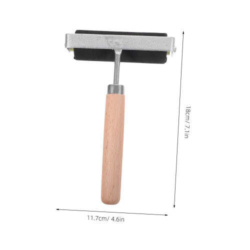 Ink Roller for Printmaking and Crafting with Durable Rubber Brayer for Even Ink Application 1