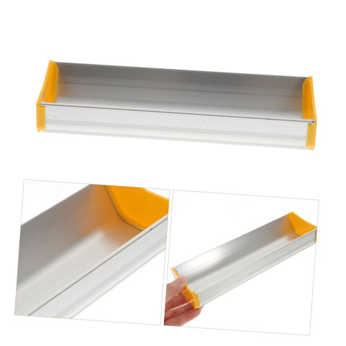 Aluminum Screen Printing Scoop Coater with End Caps for Consistent Emulsion Coating 1