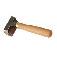 Printmaking Brayer Ink Roller with Ergonomic Wooden Handle and Durable Stainless Structure for Crafts