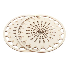 2pcs Wooden Embroidery Floss Organizer Board, Tangle Cross Stitch Thread Holder