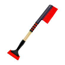 Car Snow Brush and Ice Scraper with Telescoping Handle, Double Head, Ergonomic Foam Grip for Winter