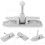 Kayak Paddle Holder PVC Patch for Inflatable Boat and Canoe Secure Storage Quick Install 4