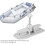Kayak Paddle Holder PVC Patch for Inflatable Boat and Canoe Secure Storage Quick Install 3