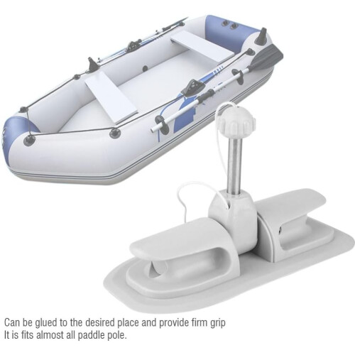 Kayak Paddle Holder PVC Patch for Inflatable Boat and Canoe Secure Storage Quick Install 2