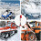 Car Snow Brush with Ice Scraper, DoubleHead Snow Removal, Extendable Handle, Ergonomic Foam Grip 2