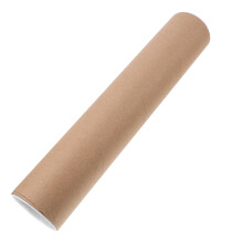 Cardboard Tube with Poster Protection,  Blank Kraft Tube for Art Projects and Blueprint Storage
